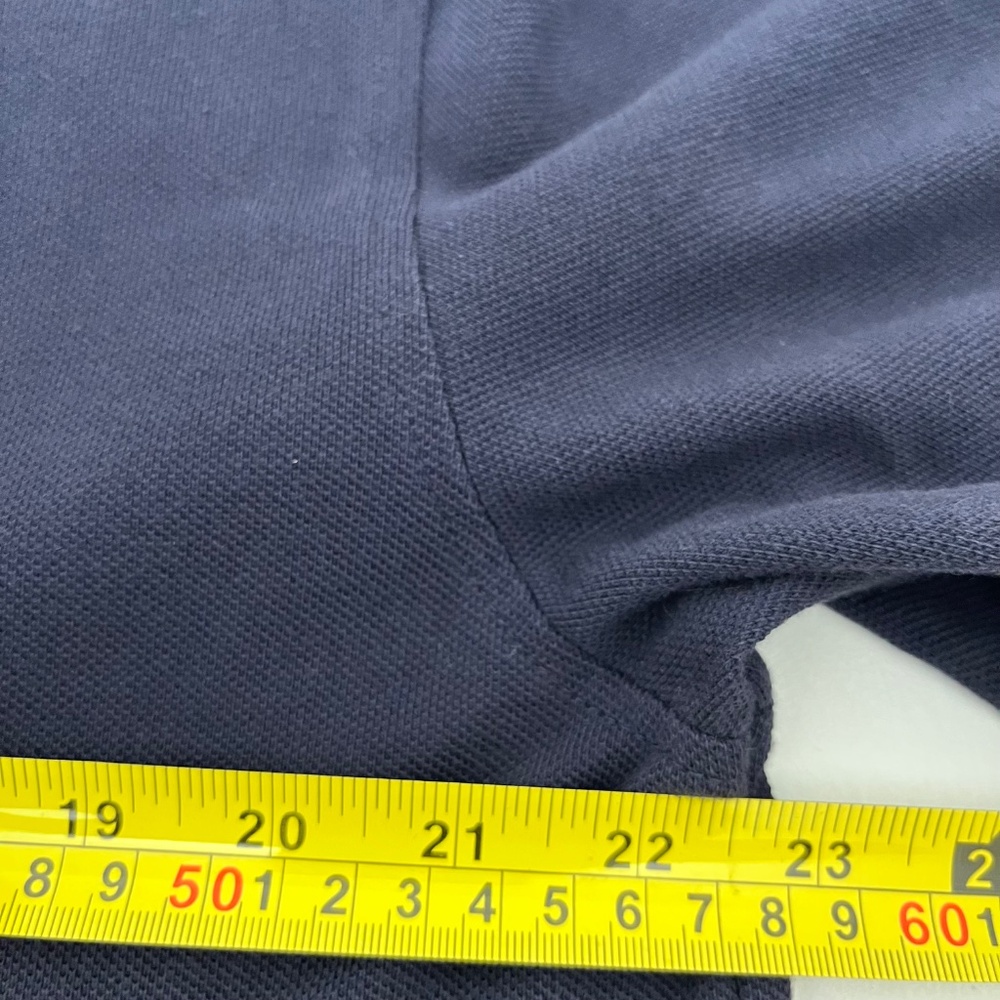 Brooks Brothers 346 Mens L Polo Shirt Navy Short Sleeve High Low Hem Outdoor - Picture 6 of 7